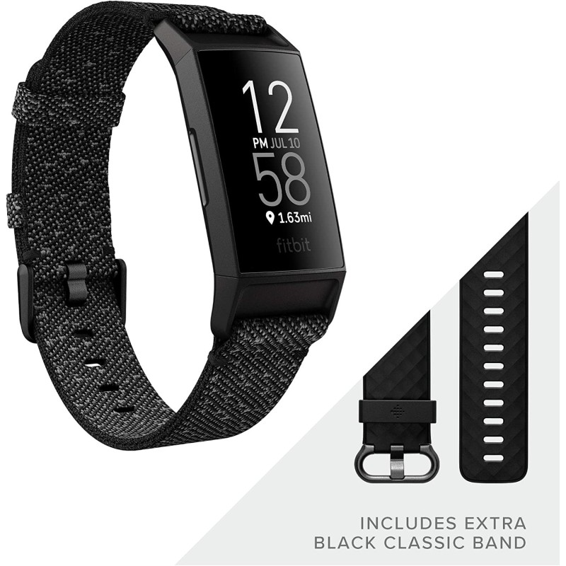 Fitbit, Charge 4 fitness and Activity Tracker with BuiltIn Gps, Heart