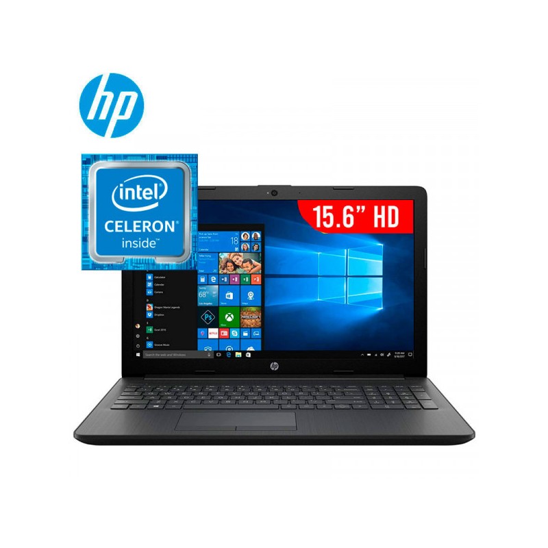 Hp Laptop Intel Celeron N4000 156 Inches Hd Led 4gb Ram 500 Gb Hdd Dos Black 5434