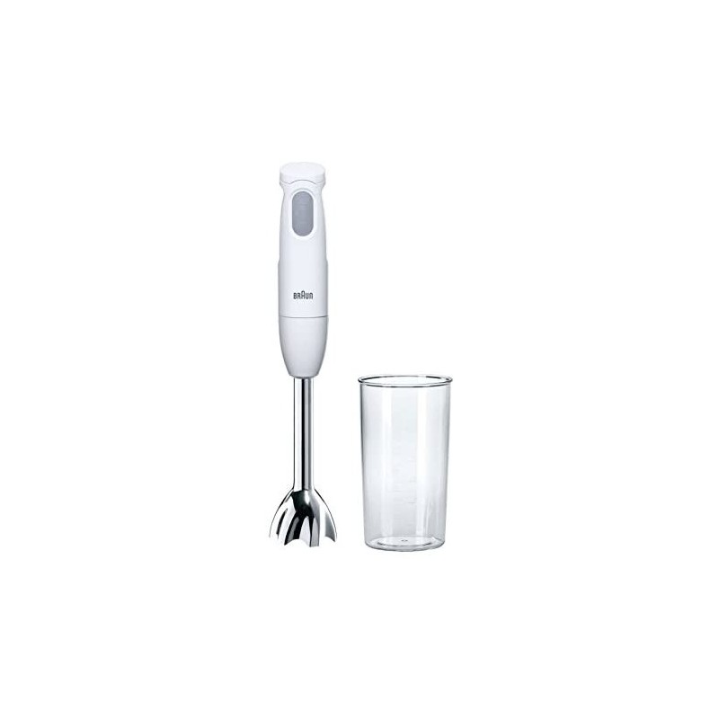 Braun, MQ100 Curry Hand Blender, 450 Watts, Stainless Steel, White