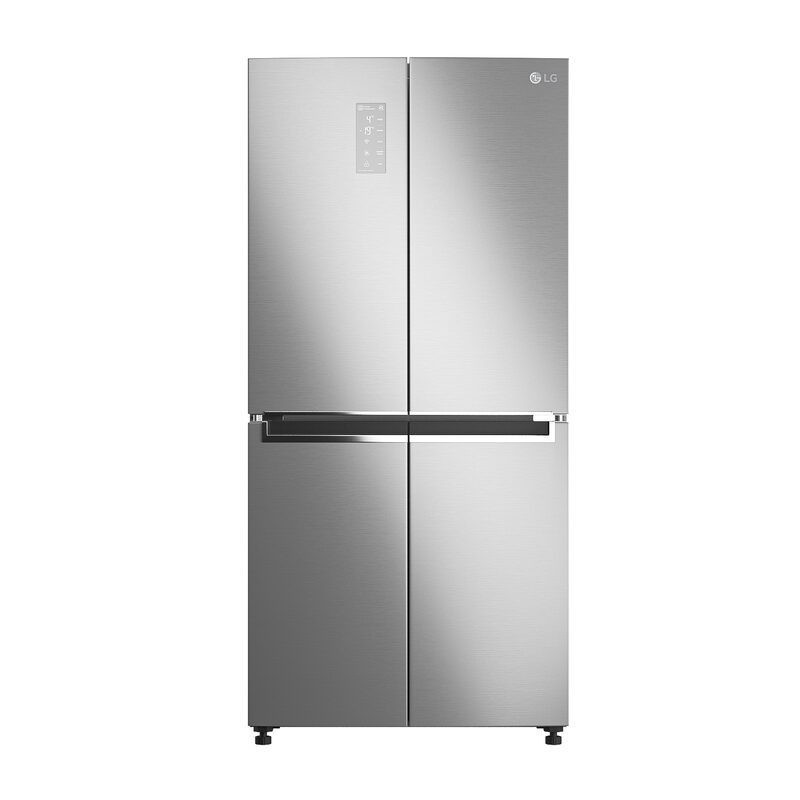 LG, 4 Doors Refrigerator, 464 L, Door Cooling + Technology, Silver