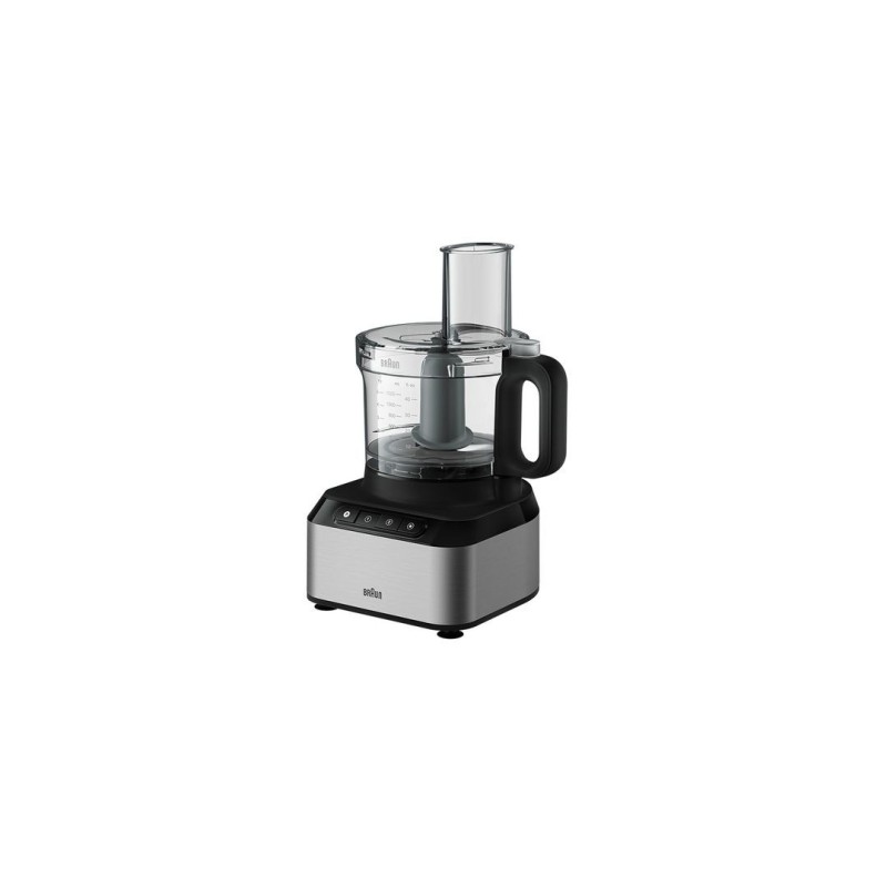 Braun, PureEase Food Processor, 800 Watts, 2.1 L, Silver & Black