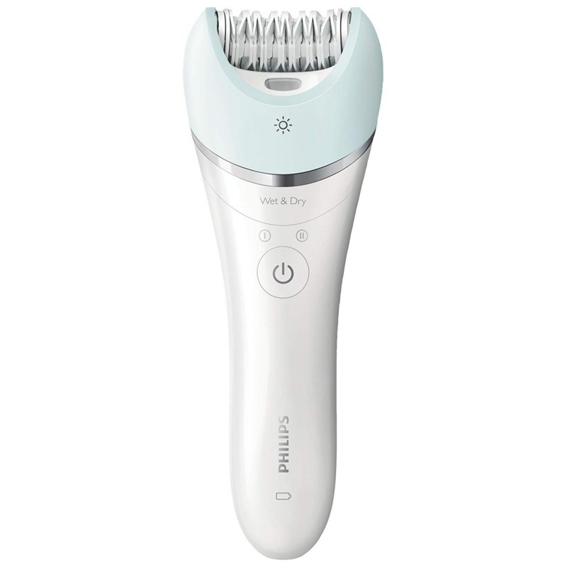 Philips, Satinelle Advanced Hair Removal Epilator, Massage Cap, Cordless,  Wet and Dry Use, White