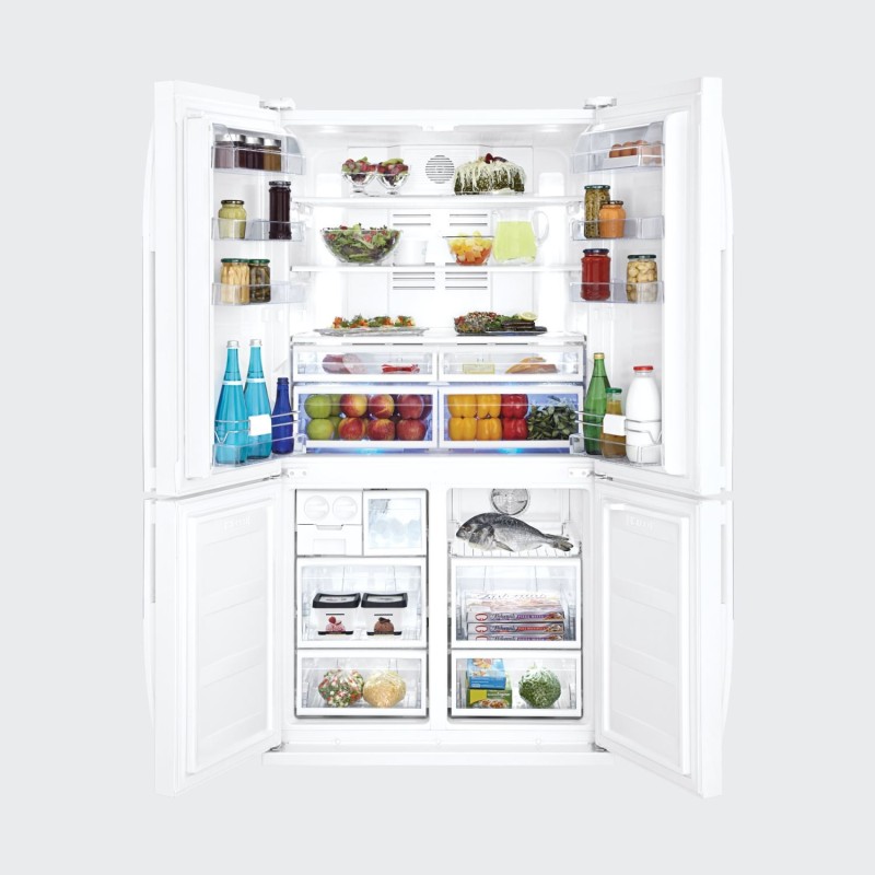 Beko, 4 Doors Refrigerator, 26 Cubic Feet, White
