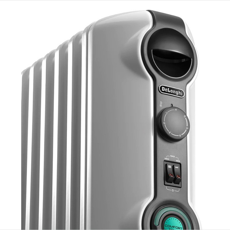 Delonghi, Radia S Comfort Oil Filled Radiator, 7 Fins, 1500 Watts, White