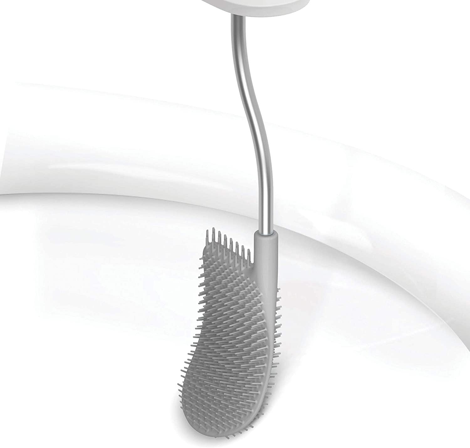Joseph Joseph, Easy Store Butler Toilet Paper Holder Stand and Flex Toilet Brush with Shelf and Drawer, Stainless Steel