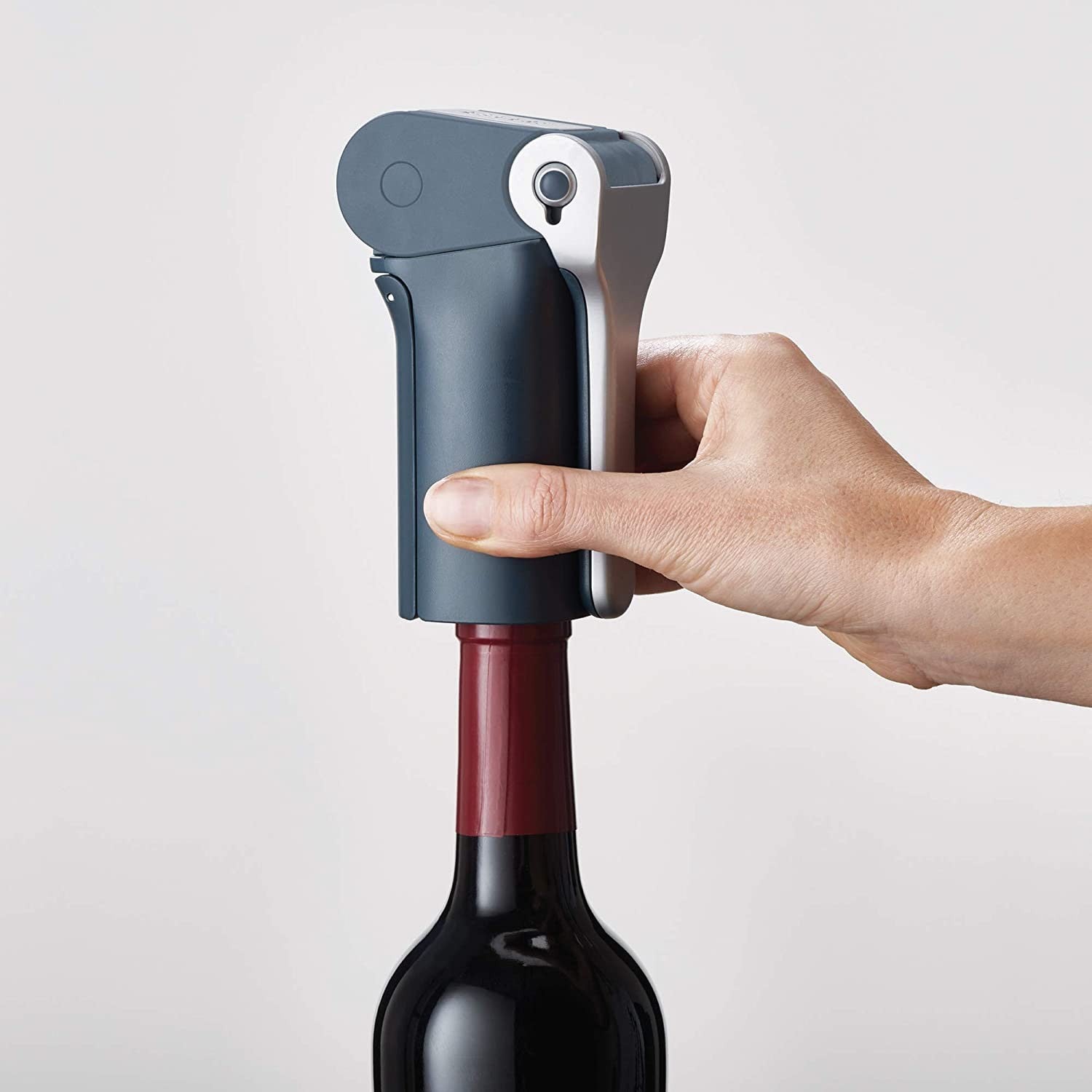 Joseph Joseph, BarWise Compact Folding Lever Corkscrew Wine Opener with Foil Cutter, One-Size, Blue
