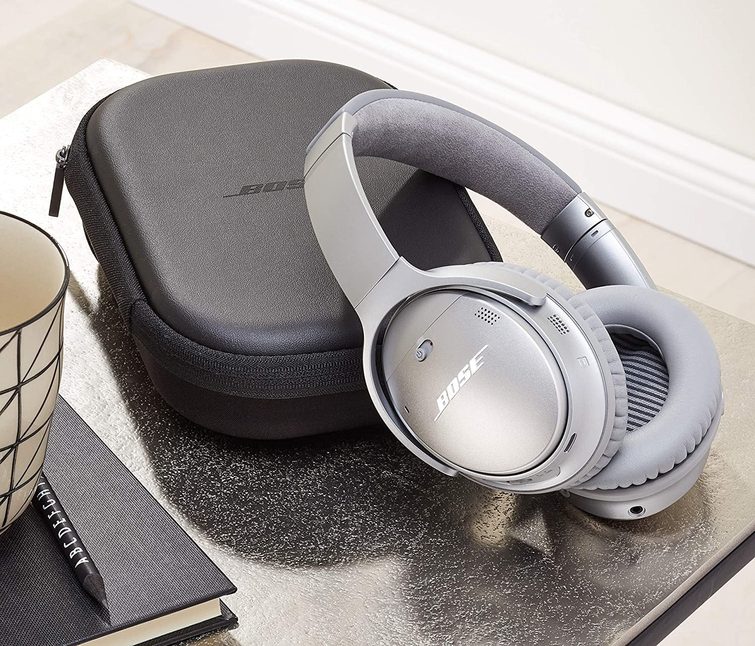Bose, QuietComfort 35 II Wireless Bluetooth Headphones, Noise-Cancelling, Black / Silver