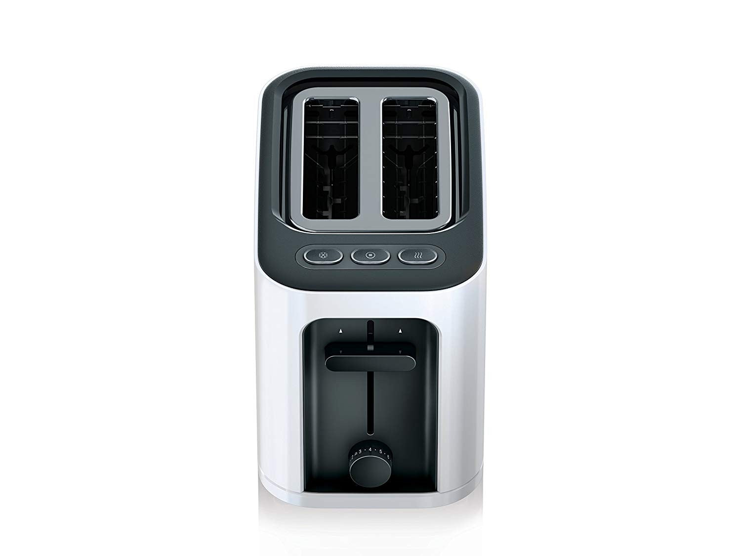 Braun, 2 Slice Toaster, Auto Shut Off, Defrost Function, White