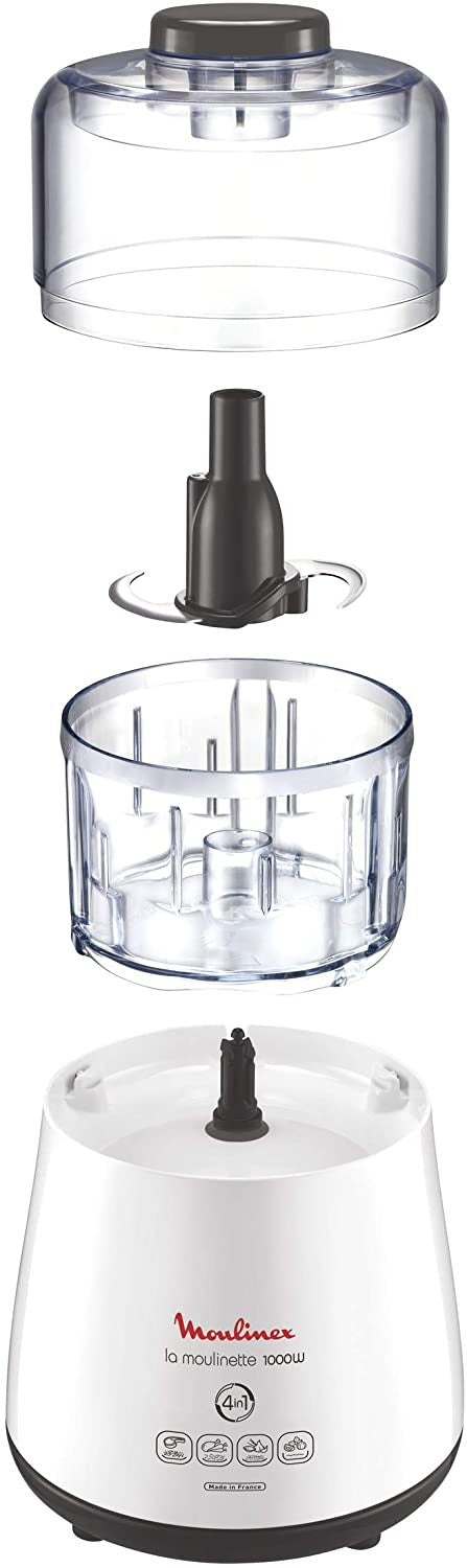 Moulinex, La Moulinette Chopper, 1000 Watts, White