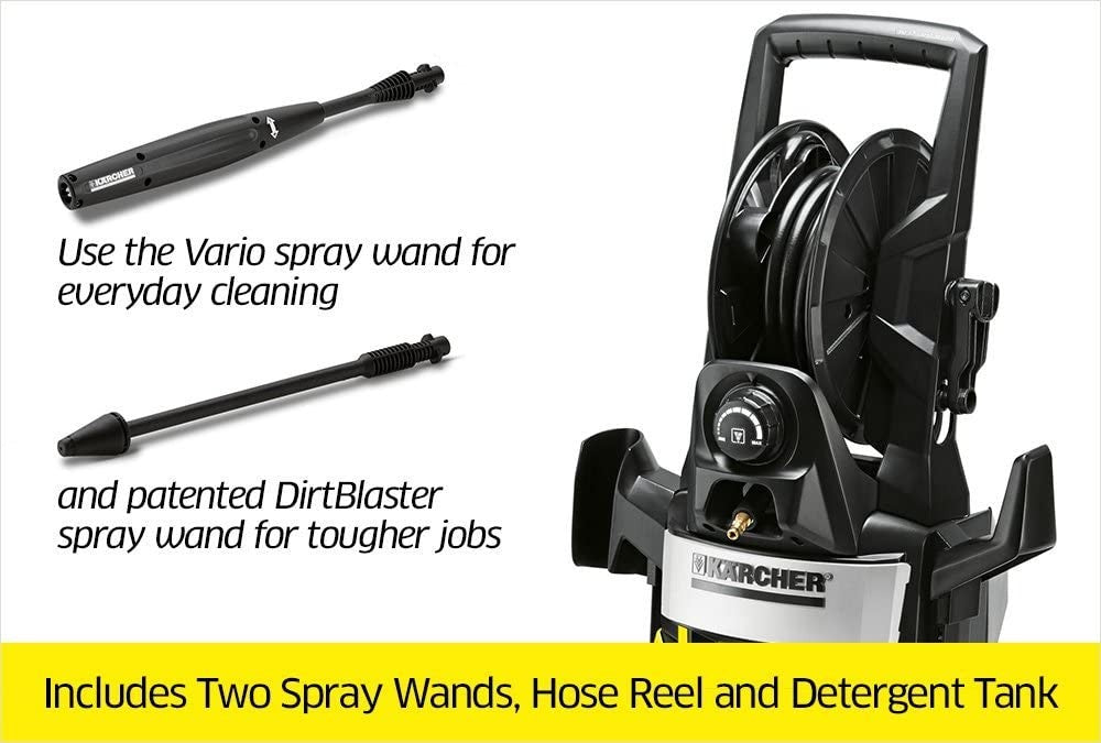 Karcher, High Pressure Washer, 2000 PSI, 1.4 GPM, Yellow
