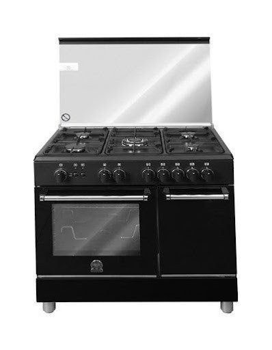 La Germania, Gas Cooker, 5 Burners, 90 CM, Black