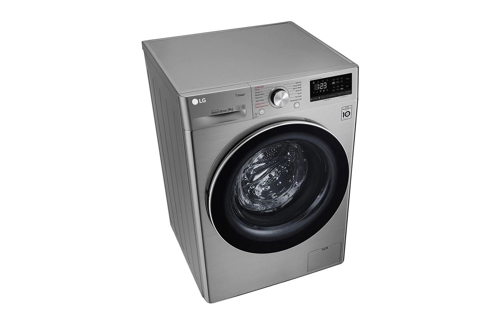 LG WM 9/6 KGS DRYER 1400RPM SILVER GLASS DOOR AI DD