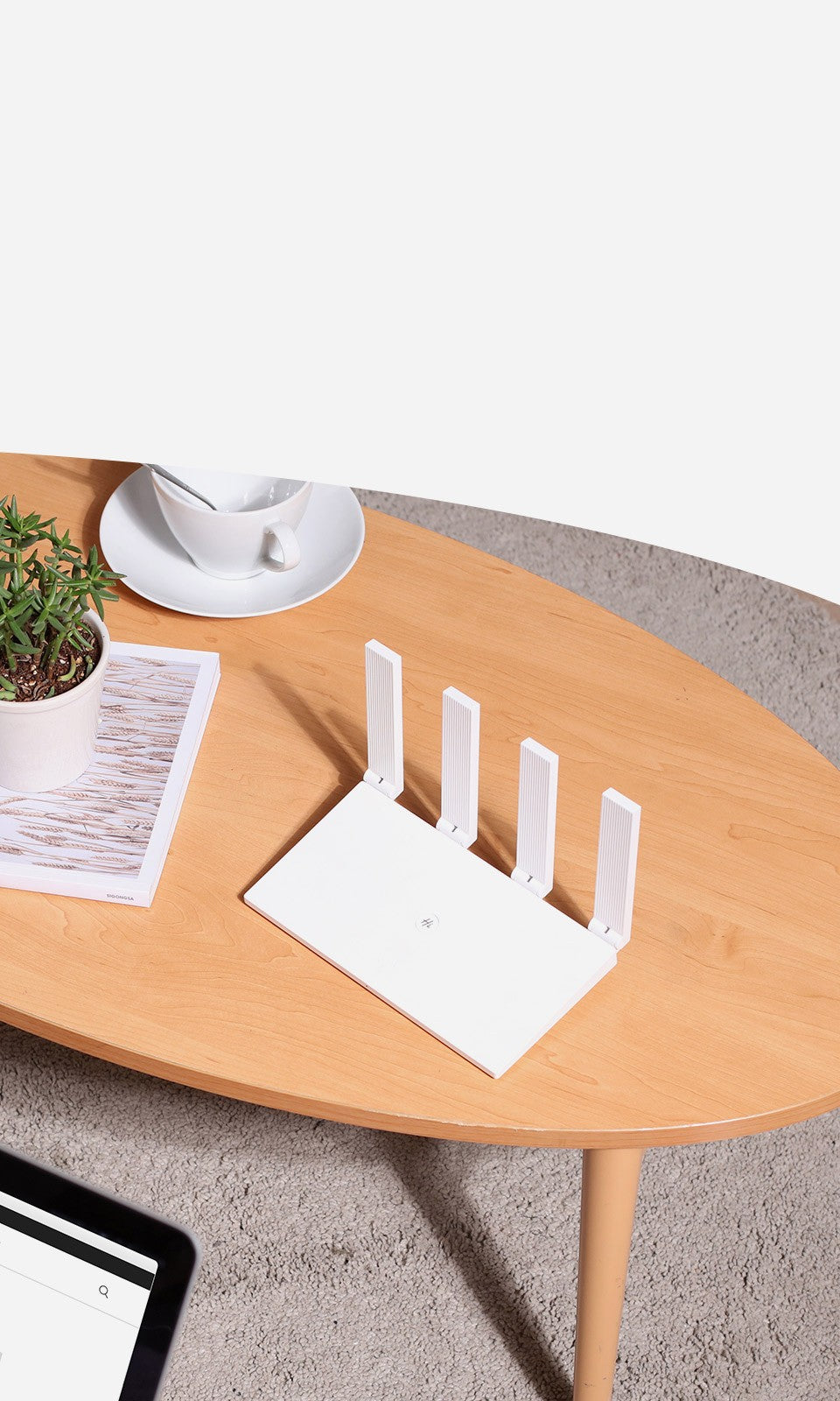 Huawei, WIFI Router, Dual-core 1.2 GHz, Gigabit Speed1, White