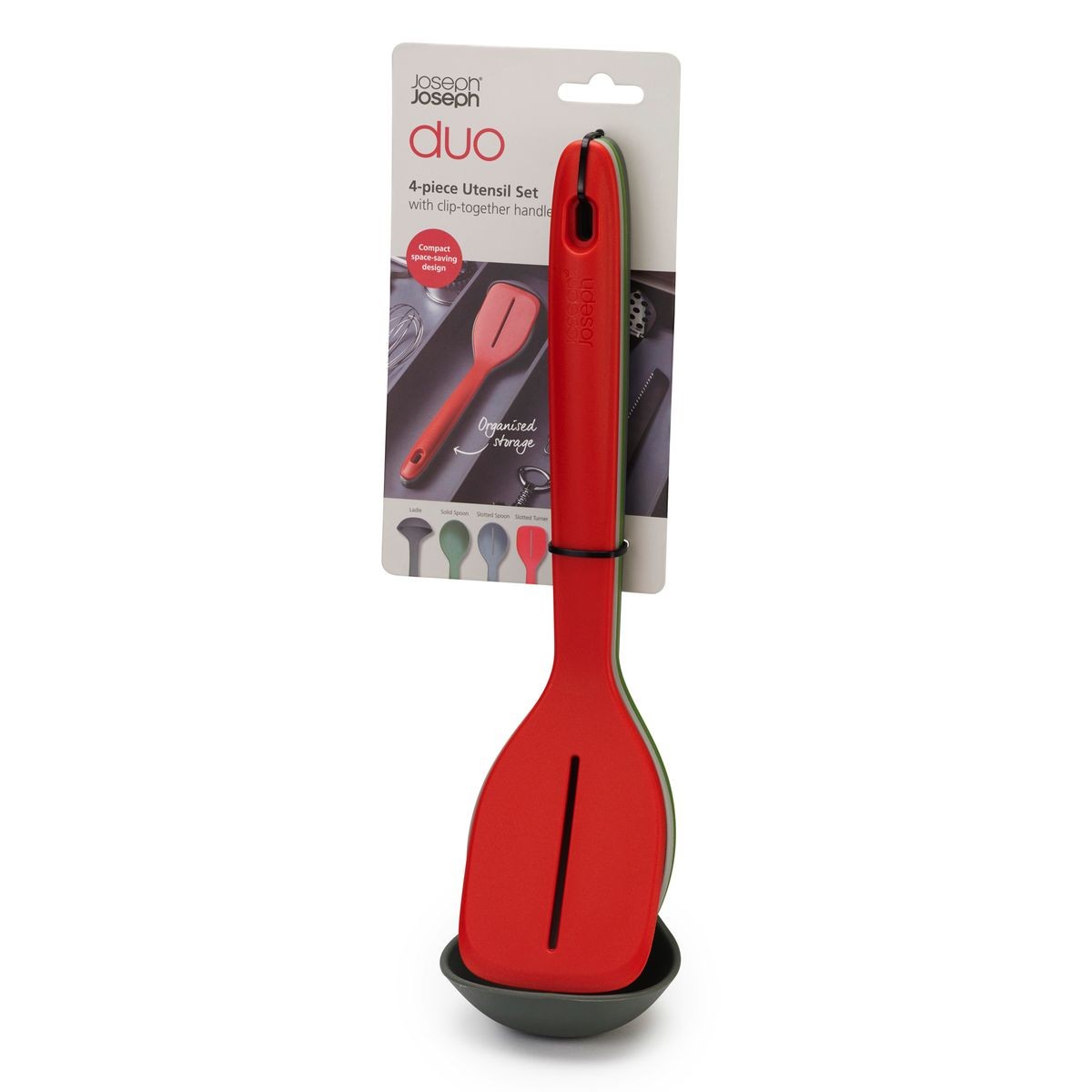 Joseph Joseph Duo 4-Piece In-Drawer Utensil Set