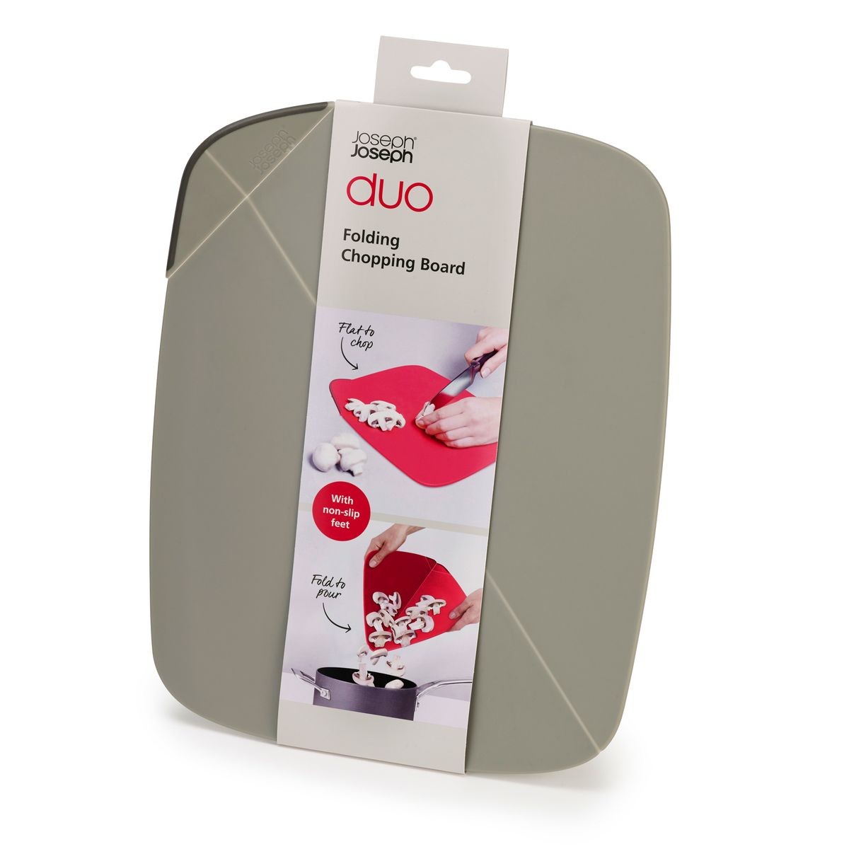 Joseph Joseph, Duo Chopping Board, Grey