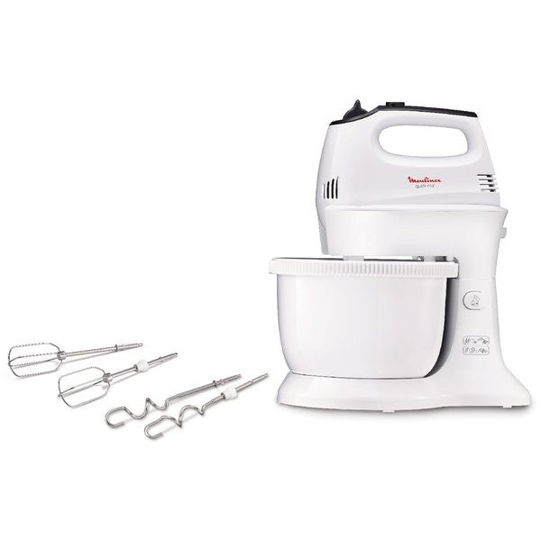 Moulinex, Hand Mixer With Bowl, 300 Watts, White