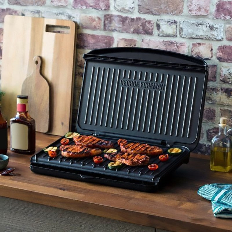 Russell Hobbs, George Foreman Fit Grill, 1630 Watts, Medium, Black