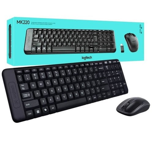 Logitech, Wireless Keyboard & Mouse Combo, Black