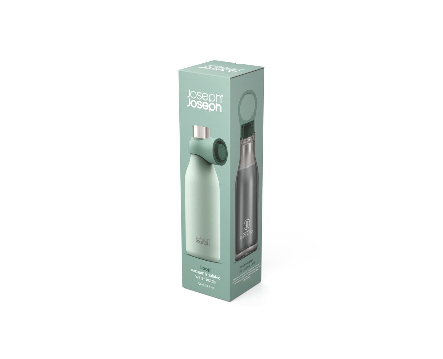 Joseph Joseph, Loop™ Stainless-steel Vacuum Insulated Water Bottle, 500 ML