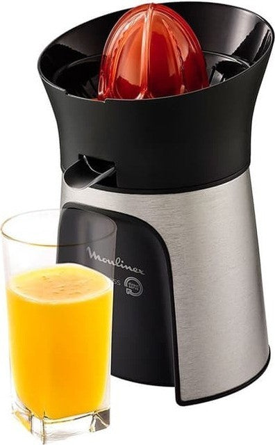 Moulinex Vita Citrus Hand Press Juice Extractor, 100 Watts, Silver & Black