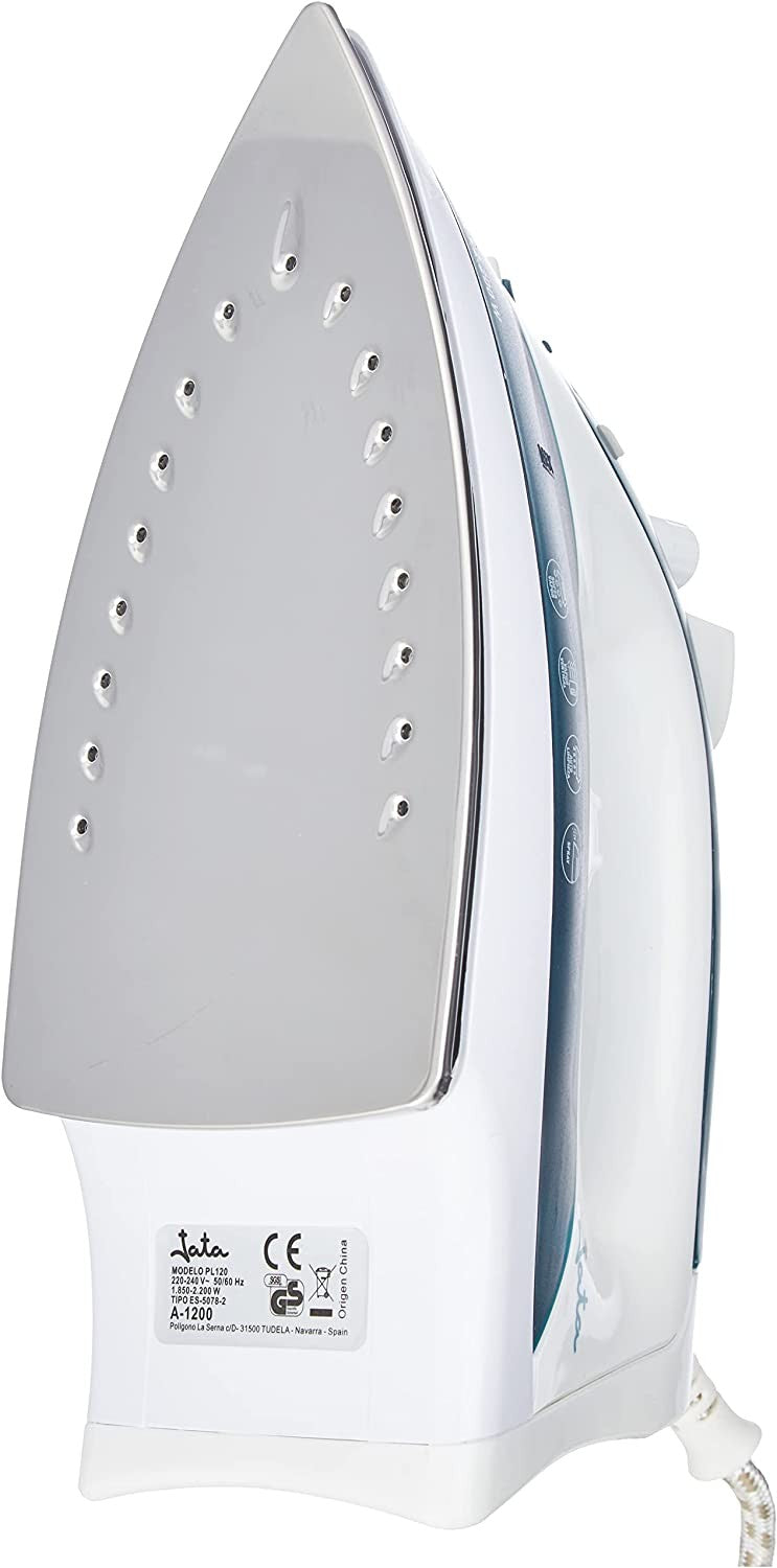 Jata, Steam Iron, 2200 Watts, White & Blue