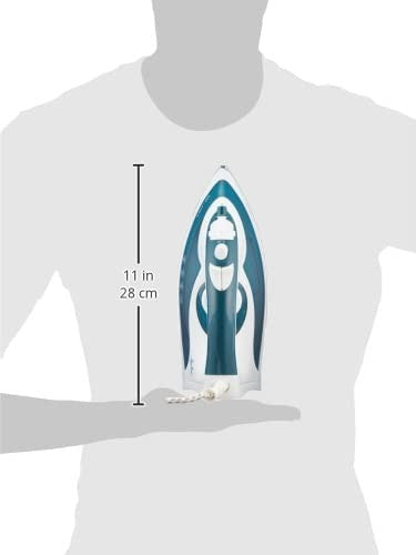 Jata, Steam Iron, 2200 Watts, White & Blue