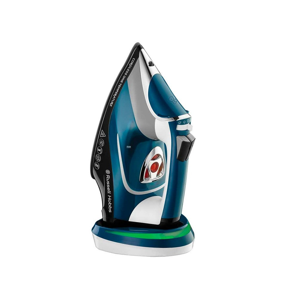 Russell Hobbs, Cordless One-Temperature Steam Iron, 2600 Watts, Blue