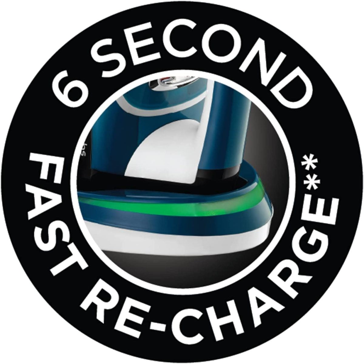 Russell Hobbs, Cordless One-Temperature Steam Iron, 2600 Watts, Blue