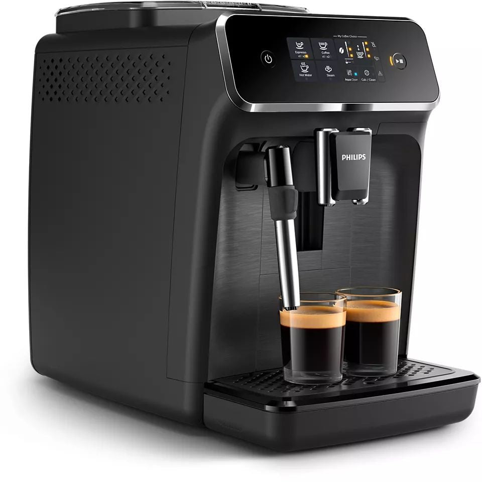 Philips Series 2200 Fully Automatic Espresso Machine, 2 Beverages, Black