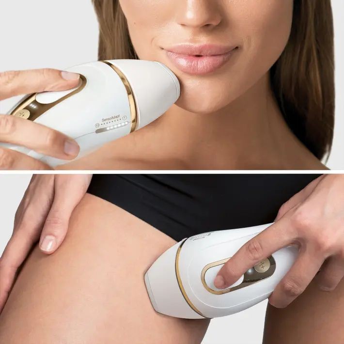 Braun, Silk-expert Pro 5 IPL, 4 Extras, White & Gold
