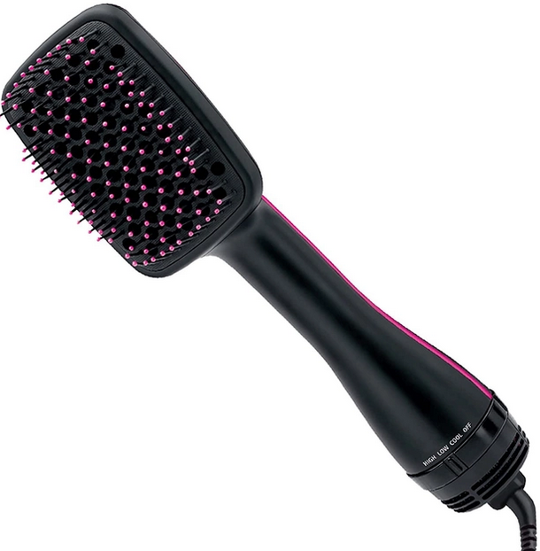 Revlon, One- Step Power Hair Dryer & Styler Brush, 1100 Watts, 3 Temperatures, Black