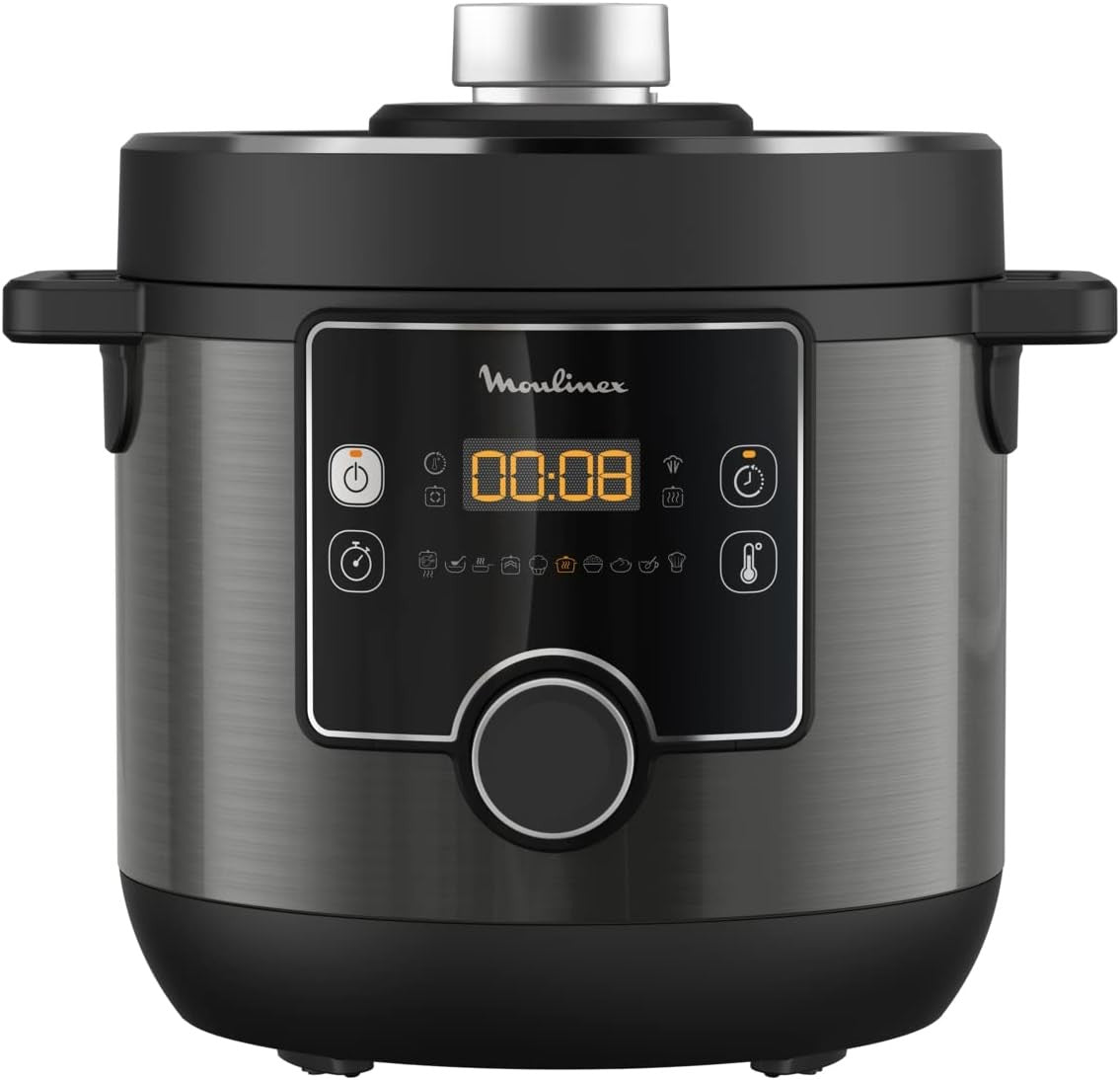 Moulinex, Turbocuisine Maxi Electric Pressure Cooker, 7.5 L, 1200 Watts, Black