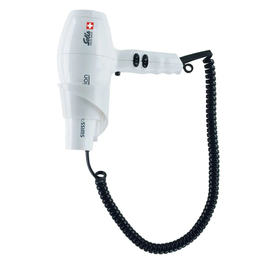 Solis, Swiss Perfection Wall Mounted Hair Dryer, 1800 Watts, White