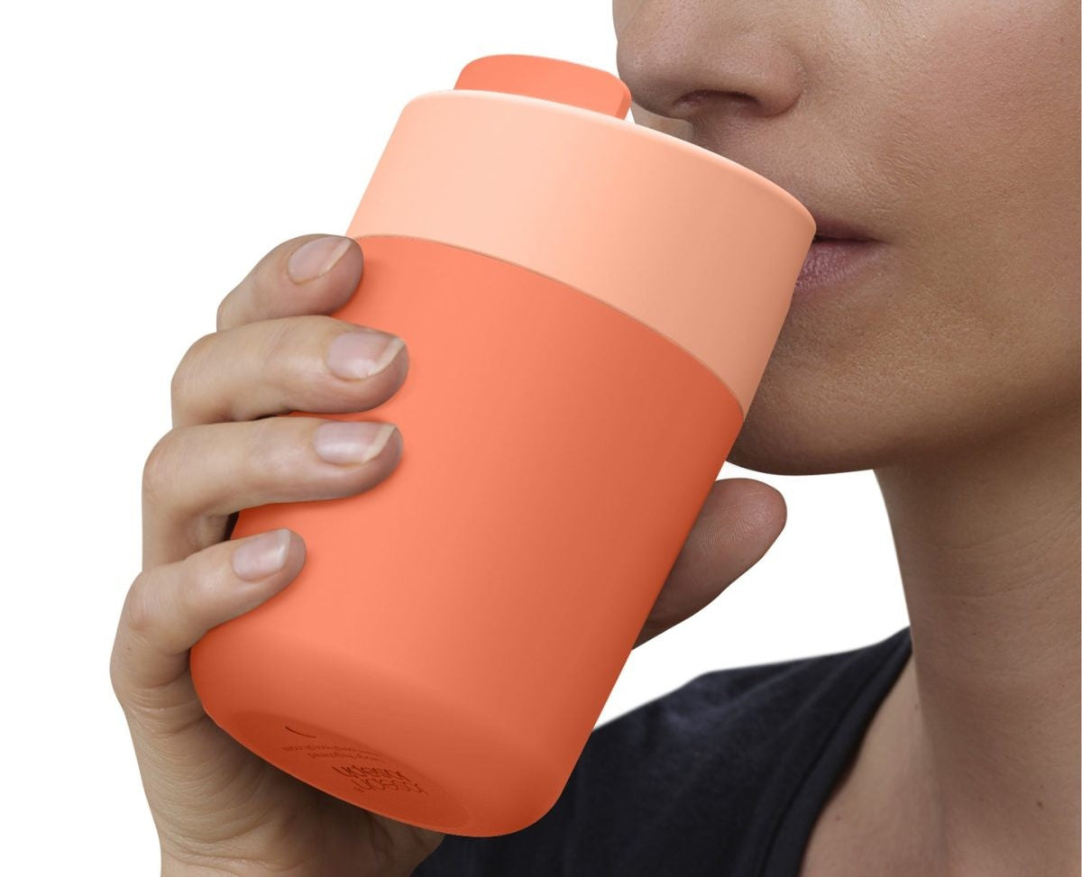 Joseph Joseph, Sipp™ Travel Mug with Hygienic Lid, 340 ML, Coral