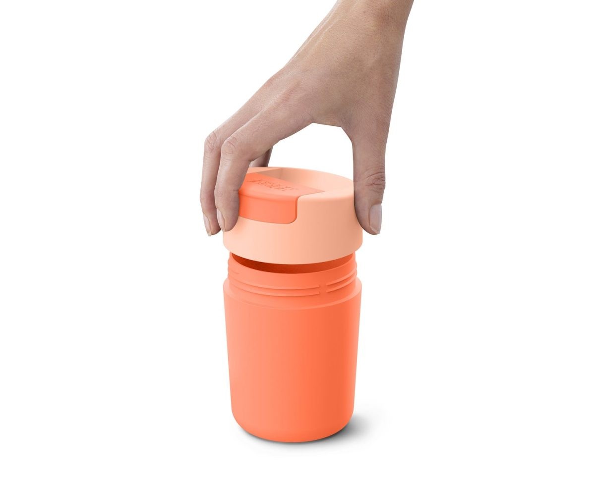 Joseph Joseph, Sipp™ Travel Mug with Hygienic Lid, 340 ML, Coral
