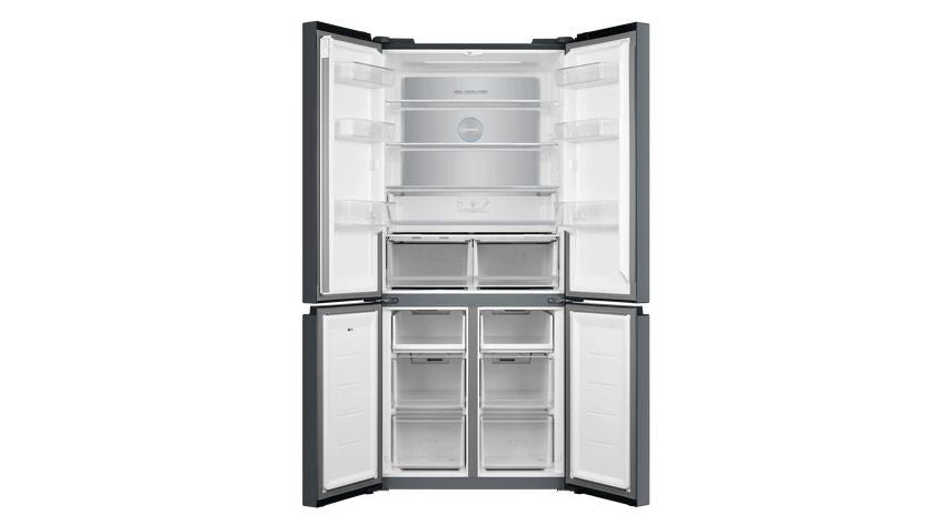 Teka, Maestro Combi Freestanding Refrigerator, Crystal Black