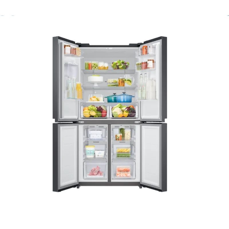 Samsung, French Door Refrigerator, 466 L, Matte Black