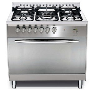 Lofra, Curva Freestanding Gas Cooker, 80 CM, Stainless Steel