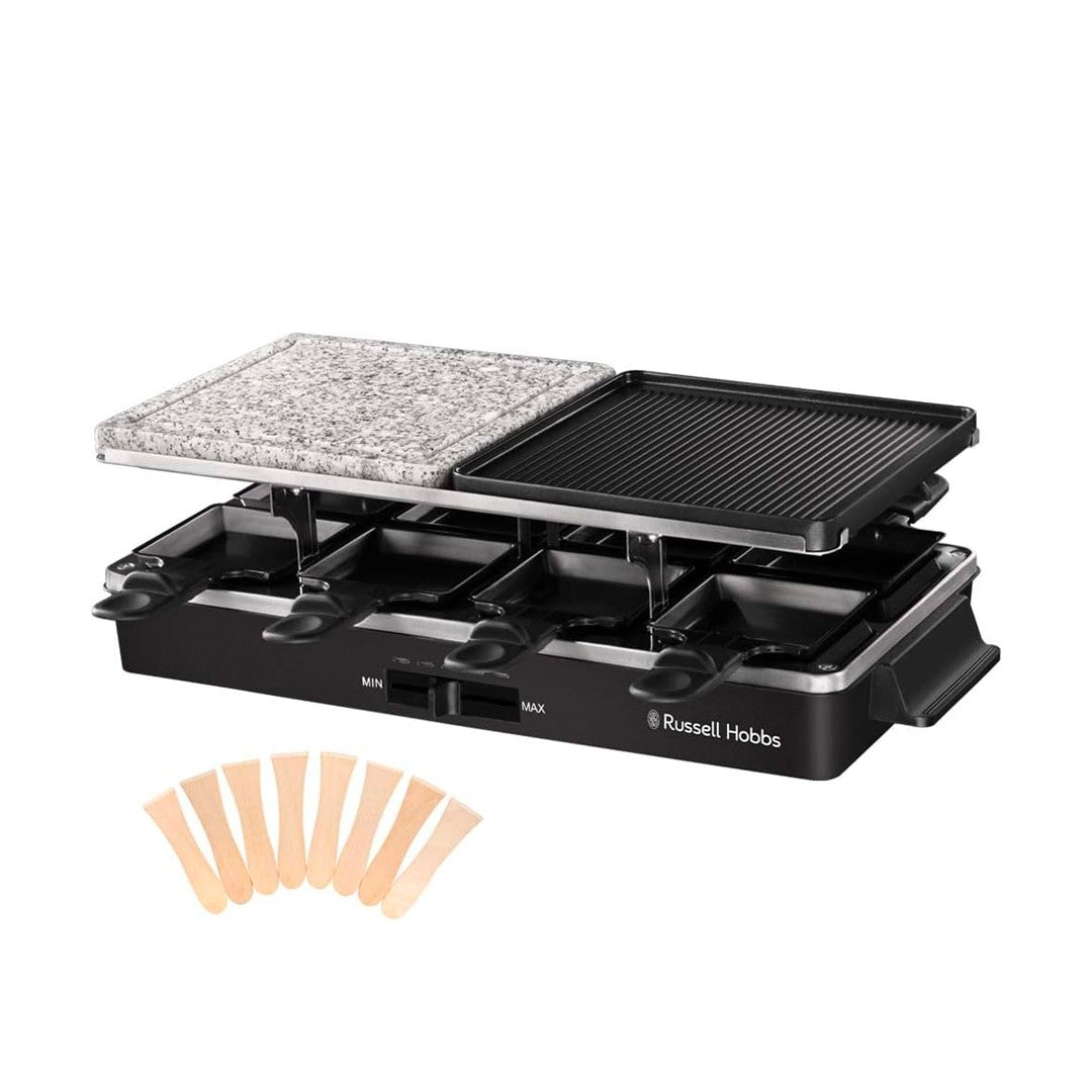 Russell Hobbs, 3 In 1 Raclette, 1400 Watts, Black