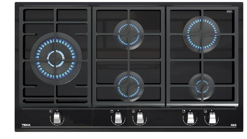 Teka, Gas On Glass Hob, 90 CM