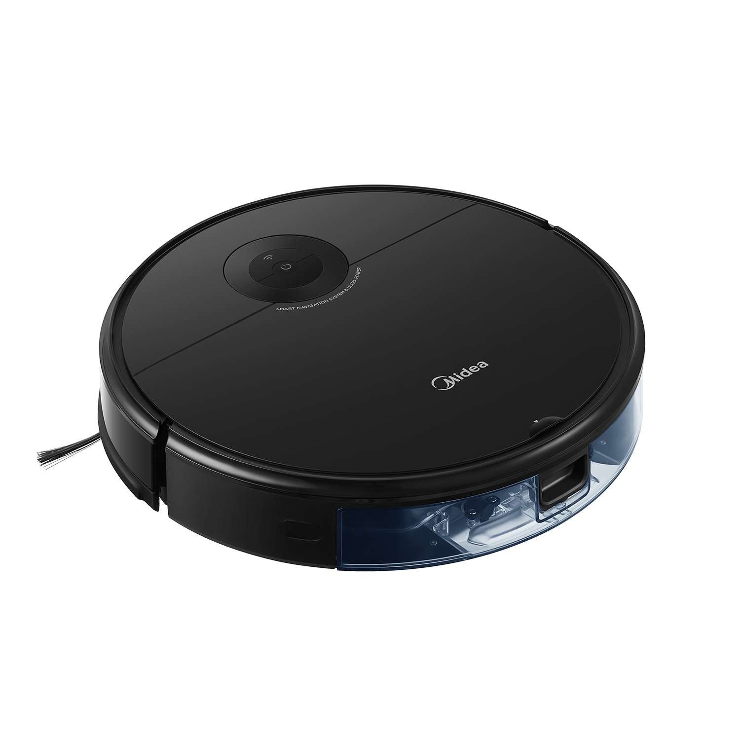 Midea, Smart Robot Vacuum Cleaner, 4000pa Suction Power, Black