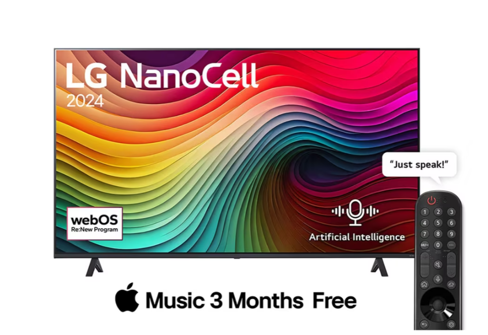 LG Nano Cell 65 Inches 4K Smart TV, AI Magic Remote, WeboS24