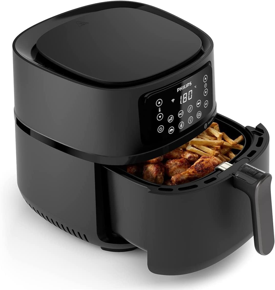 Philips, Series 5000 XXL Air Fryer, 7.2 L, 6 Portions, WIFI Connected, Black