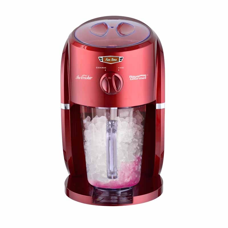 Royal Gourmet Ice Crusher Maker, 25 Watts, Red