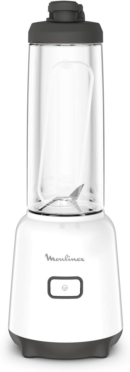 Moulinex Mix & Move Mini Portable Blender, 300 Watts, White