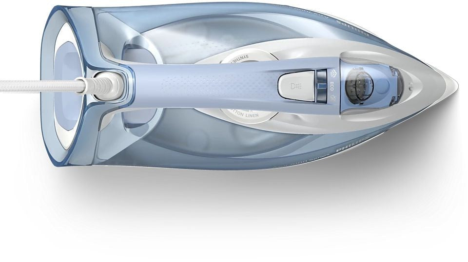 Philips, Series 7000 Steam Iron, 220-240 V, Light Blue/Grey