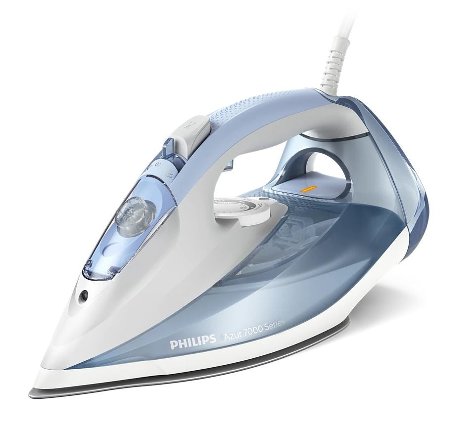 Philips, Series 7000 Steam Iron, 220-240 V, Light Blue/Grey