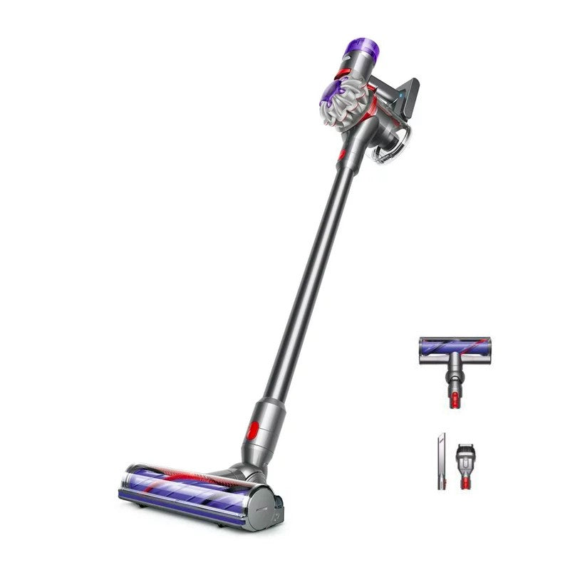 Dyson V8 Absolute Cordless Stick Vacuum Cleaner, Silver/Nickel