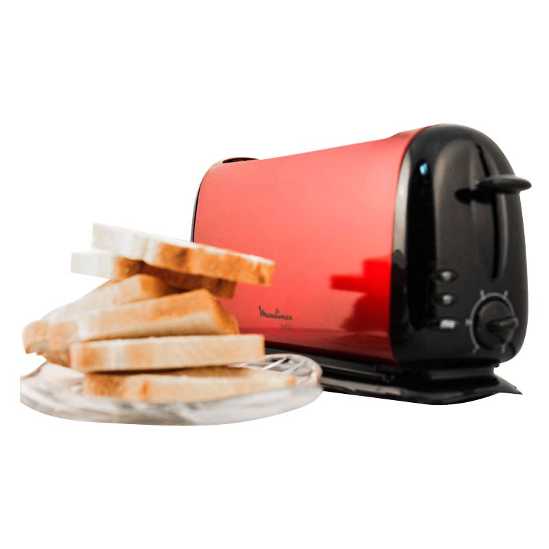 Moulinex, Subito Toaster, 800 Watts, Red