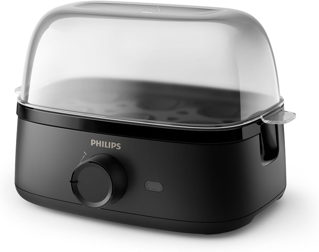 Philips, Series 3000 Egg Cooker, 400 Watts, Compact Design, Black